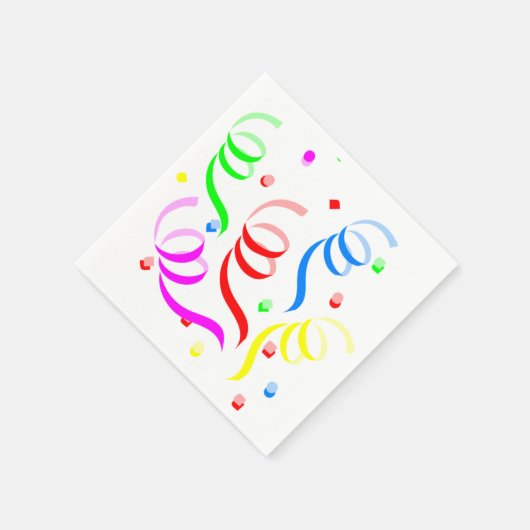 Papier Napkins, Happy Birthday Confetti Servet (Hoek)