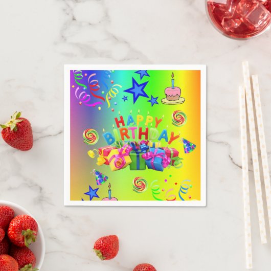Papier Napkins, Happy Birthday Servet (Insitu)