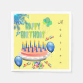 Papier Napkins, Happy Birthday Servet (Voorkant)