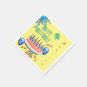 Papier Napkins, Happy Birthday Servet (Hoek)