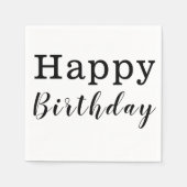 Papier Napkins, Happy Birthday Servet (Voorkant)