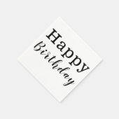 Papier Napkins, Happy Birthday Servet (Hoek)