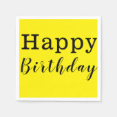 Papier Napkins, Happy Birthday Servet (Voorkant)