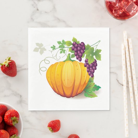 Papier Napkins-Herfst Harvest Servet (Insitu)