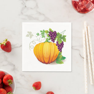 Papier Napkins-Herfst Harvest Servet