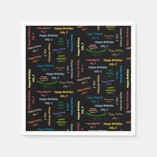 Papier Napkins Juli, 2 Dag Servet (Voorkant)