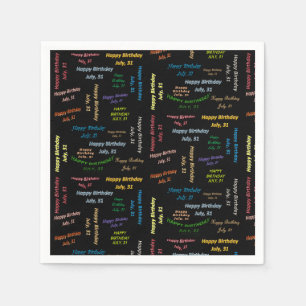 Papier Napkins Juli, 31 Dag Servet