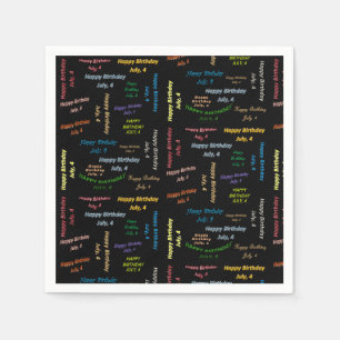 Papier Napkins Juli, 4 Dag Servet