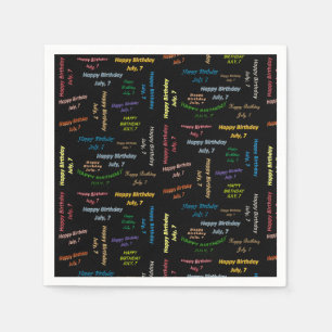 Papier Napkins Juli, 7 Dag Servet