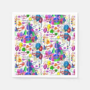 Papier Napkins June, 15 Birthday Servet