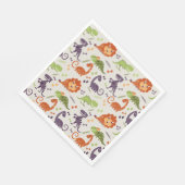 Papier Napkins - Kinder Love Dinosaur's Servet (Hoek)