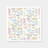 Papier Napkins March, 20 oktober Servet (Voorkant)