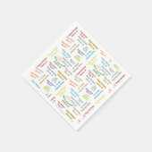 Papier Napkins March, 22 zondag Servet (Hoek)