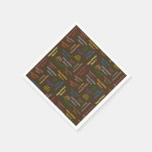 Papier Napkins March, 6 verjaardag Servet (Hoek)