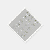 Papier Napkins, Martini Glasses Servet (Hoek)