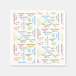 Papier Napkins May, 11-jarig Servet