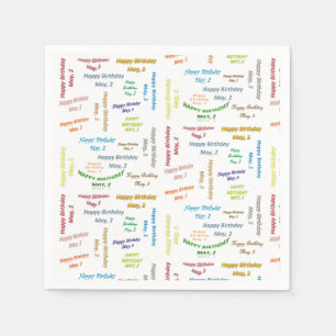 Papier Napkins May, 2 zondag Servet