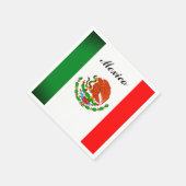 Papier Napkins met Afbeelding van de Mexicaanse vl Servet (Hoek)