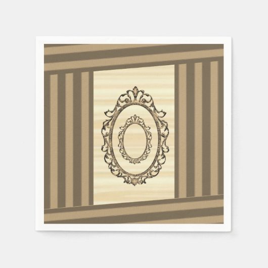 Papier Napkins Mirror Servet (Voorkant)