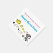 Papier Napkins, Mousey Cheesy Kisses Servet (Hoek)