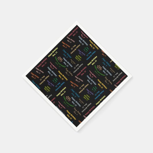 Papier Napkins November, 11 zondag Servet (Hoek)