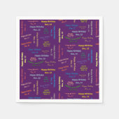 Papier Napkins November, 12 zondag Servet (Voorkant)