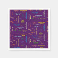 Papier Napkins November, 12 zondag