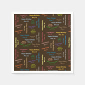 Papier Napkins November, 21 zondag Servet (Voorkant)