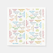 Papier Napkins November, 23 zondag Servet (Voorkant)