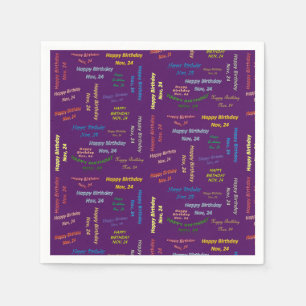 Papier Napkins November, 24 zondag Servet