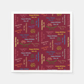 Papier Napkins November, 26 zondag Servet (Voorkant)