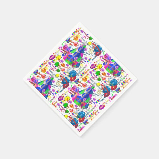 Papier Napkins November, 5 verjaardag Servet (Hoek)