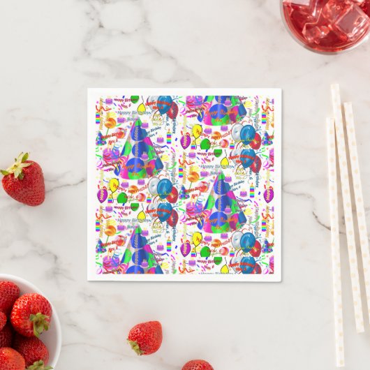 Papier Napkins November, 6 verjaardag Servet (Insitu)