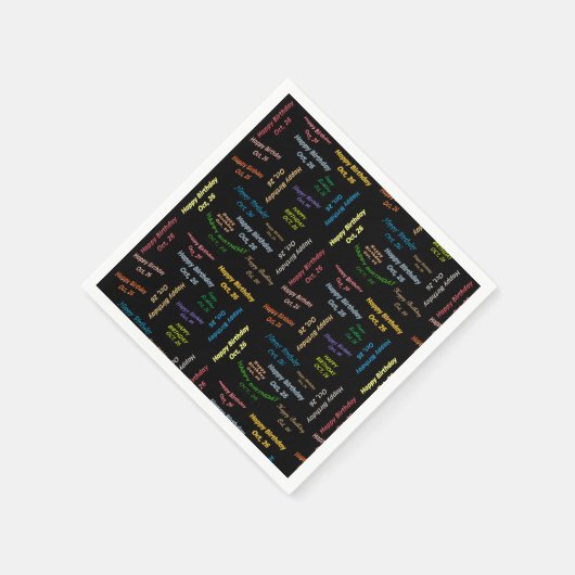 Papier Napkins Oktober, 26 Dag Servet (Hoek)