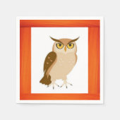 Papier Napkins Owl Servet (Voorkant)