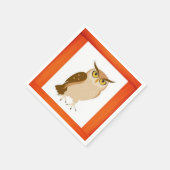 Papier Napkins Owl Servet (Hoek)