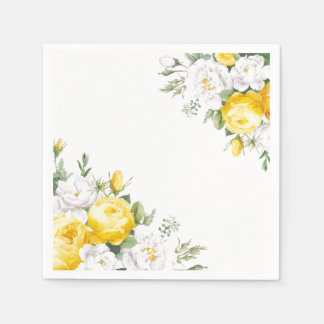 Papier Napkins-Rozen Napkins Servet