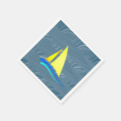 Papier Napkins Sailboot Servet (Hoek)