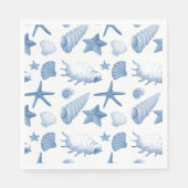 Papier Napkins-Seashells Servet (Voorkant)