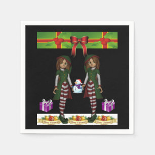 Papier Napkins Servet