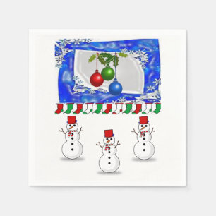 Papier Napkins Servet