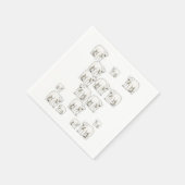 Papier Napkins Servet (Hoek)