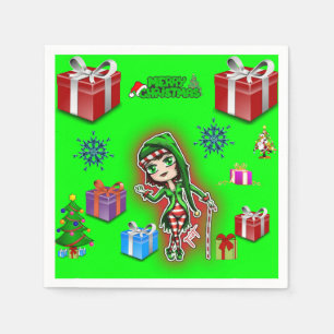 Papier Napkins Servet