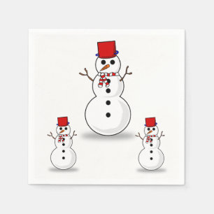 Papier Napkins Servet