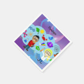 Papier Napkins Servet (Hoek)