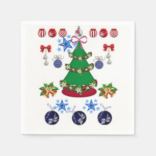 Papier Napkins Servet