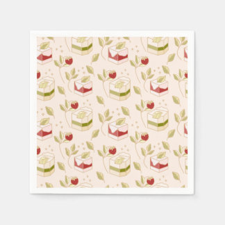 Papier Napkins Servet