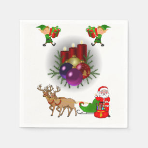 Papier Napkins Servet