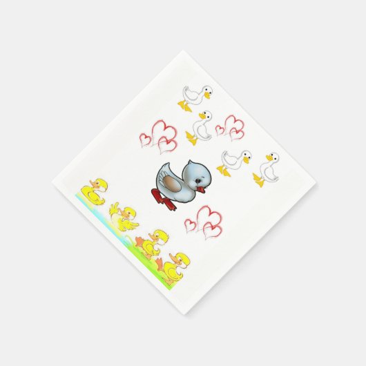 Papier Napkins Servetten (Hoek)