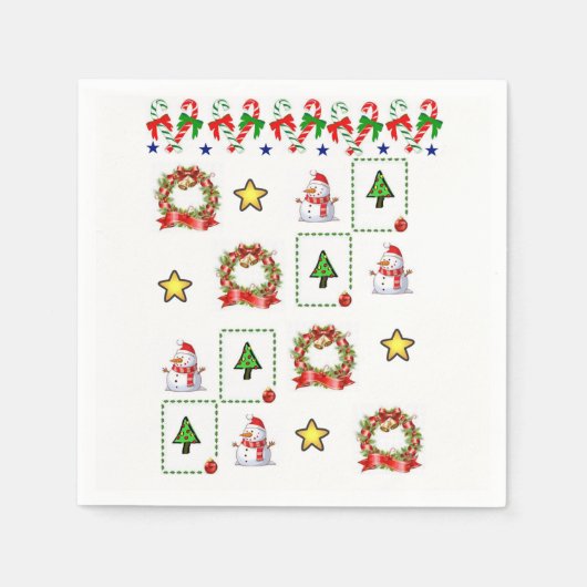 Papier Napkins Servetten (Voorkant)